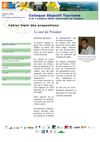 Cahier blanc des propositions, Colloque "Objectif Tourisme" 2010