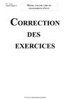 Masse, volume lors de changements d'état (Correction des exercices - Version 2010)