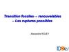 Energies renouvelables: les technologies de rupture