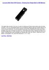 Televisions & Video - Mini Stick DVR Camera - Chewing Gum Shape Built in 4GB Memory