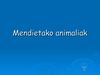 Mendietako animaliak