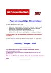 Nouvel âge démocratique en 2012
