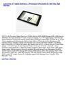 Computers & Accessories - 10 Tablet Android 2.1, Processor CPU Zenith ZT-180 1Ghz, 6gb Storage