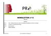 NEWSLETTER n°13