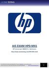 Free HP0-M41 Questions
