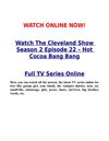 Watch The Cleveland Show 2x22 Season 2 Episode 22 s02e22 – Hot Cocoa Bang Bang