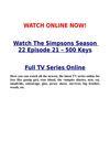 Watch The Simpsons 22x21 Season 22 Episode 21 s22e21 – 500 Keys