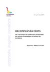 Recommandations sur l'ouverture des conférences territoriales