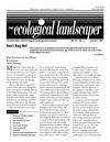 Summer 2007 The Ecological Landscaper Newsletter