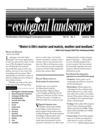 Summer 2008 The Ecological Landscaper Newsletter