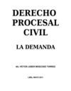 DERECHO PROCESAL CIVIL - LA DEMANDA
