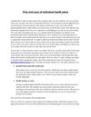 Pros and Cons of Individual Health Plans