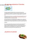 El impacto ambiental en Colombia