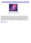Computers & Accessories - Apple MacBook 13 White Intel Core 2 Duo T7200, 2.0 GHZ, 1GB, 160 Gb Hard Drive, DVD Burner,...