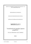 SISTEMAS DE INFORMACIÓN GEOGRÁFICA-MÓDULO V