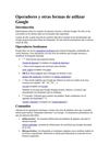 Operadores y otras formas de utilizar Google