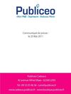 Communiqué de presse - PUBLICEO - MAI 2011