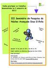 cartaz de divulgação III seminário de pesquisa