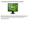 Computers & Accessories - ASUS VH198T 19-Inch Widescreen LED Monitor