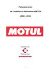 Présentation du mécénat de Motul