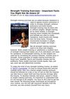 Strength Training Exercises