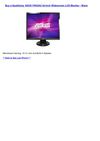 Computers & Accessories - ASUS VW224U 22-Inch Widescreen LCD Monitor - Black