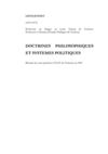 Louis Jugnet– Doctrines philosophiques et systèmes politiques.