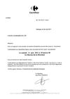 Carrefour Etampes : convocation de Carlos DA CRUZ en vue d'un éventuel licenciement