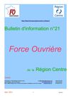 Bulletin d'info n°21 mai 2011
