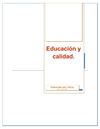 Educación y calidad