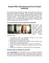 Hosted PBX with Advanced Fax-to-Email Features