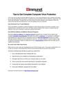 Tips to Get Complete Computer Virus Protection
