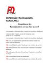 Revendications salariés handicapés