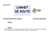 carnet de route