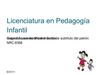 Licenciatura en Pedagogía Infantil