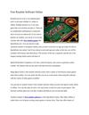 Free Roulette Software Online
