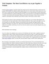 Web Templates- The Most Cost-Effective way to put Together a Website