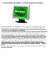 Computers & Accessories - Envision EN-7100ESI 17 LCD High-Resolution Color Display