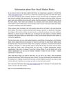 Information about How Stock Market Works