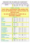FASE FINAL TERCERA CATEGORIA