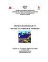 Proyecto de Aprendizaje "Viajando en los Medios de Transporte"