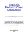 Harga Jual Blackberry iPhone Laptop Murah
