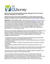 MyCUsurvey Launches Standardized Employee Engagement Survey to Assess Employee Satisfaction for Credit Unions