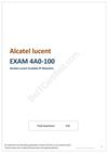 BeITCertified Alcatel-Lucent Free Download Actual 4A0-100 exam questions dumps as PDF