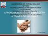 APRENDIZAJE POR PROYECTOS A TRAVES DEL INTERNET