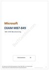 BeITCertified Microsoft Free Download Actual MB7-849 exam questions dumps as PDF