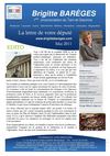 Newslettre Brigitte Barèges Mai 2011