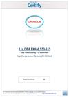 Free ORACLE 1Z0-515 Practice Test