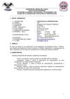 SILABO DEL CURSO DE COSTOS EN LA CONSTRUCCION