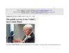 THE PUBLIC SERVICE IS TOO “WHITE”, SAYS LOUISE HAREL, by Gabriel Béland (La Presse, Cyberpresse 24 May 2011)...